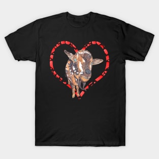 WEST AFRICAN DWARF GOAT HEART T-Shirt